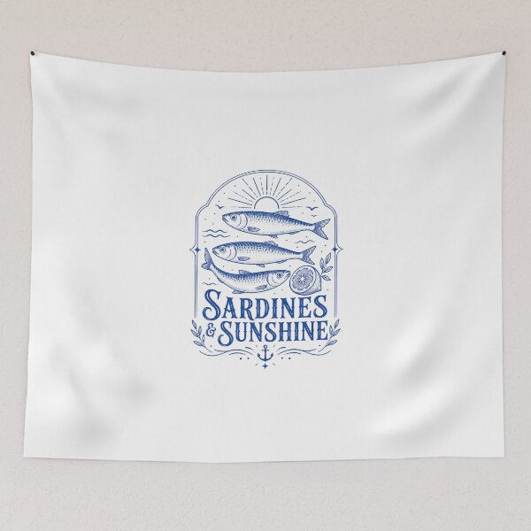 Item preview, Sardines And Sunshine Coastal Summer Design designed and sold by itsmorabit.