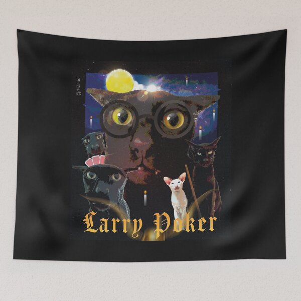 Item preview, Meme Cat Evil Larry: Parody Movie Design Larry Poker designed and sold by dillarrart.