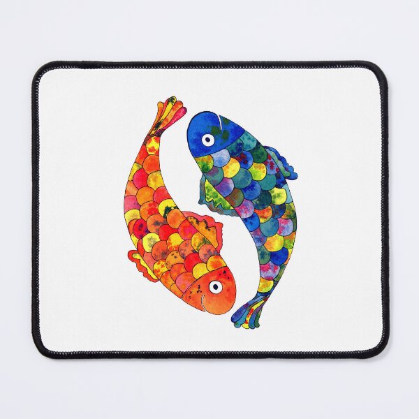 Item preview, Whimsical Double Watercolor Fish designed and sold by AlinaArt&Design.