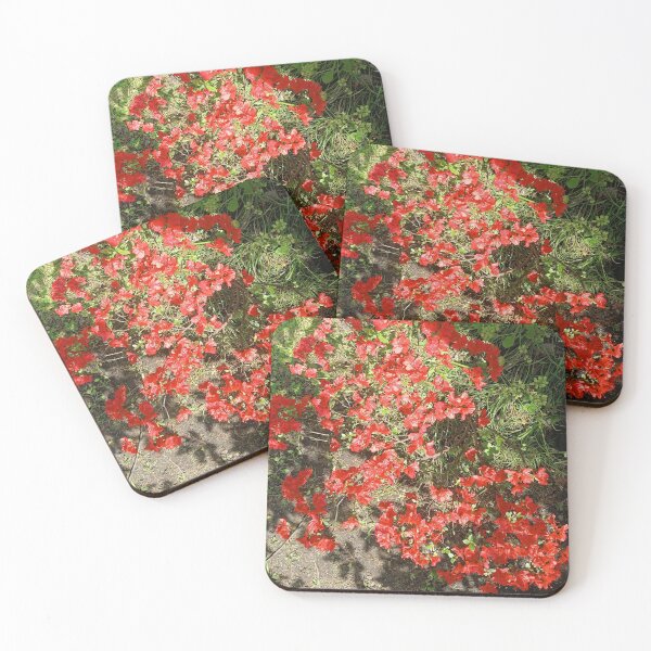 Item preview, red flowers designed and sold by colorgallery11.