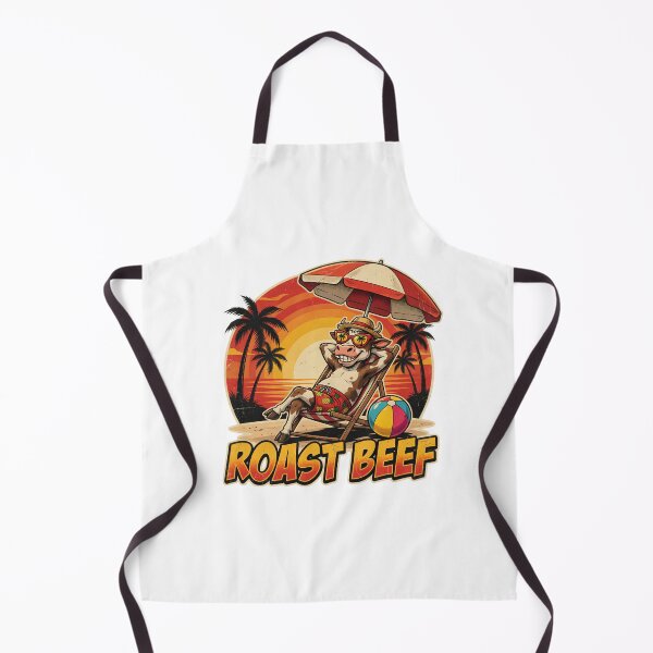 Item preview, Roast Beef Cow Beach Vacation Funny Design designed and sold by TshirtsOnline-.