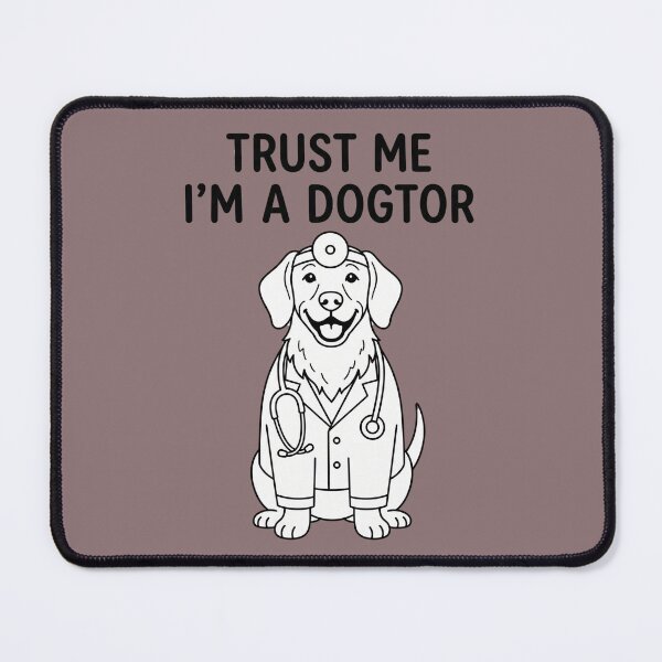 Item preview, Trust Me I’m A Dogtor Cute Dachshund Vet Pun Minimal Line Art Design designed and sold by Im-Ara.