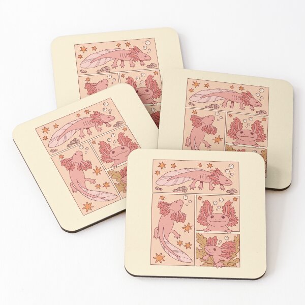Item preview, Axolotls designed and sold by Erika Vaigel Creations.