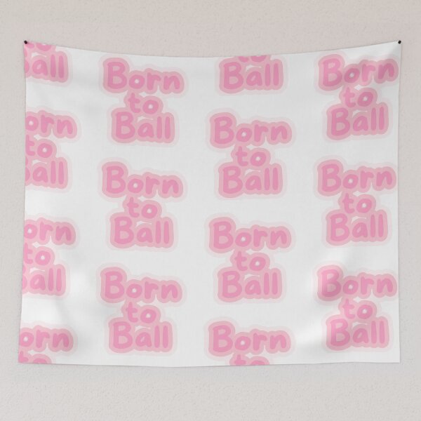 Item preview, Kawaii Basketball Pastel Pink Vibes - Born To Ball designed and sold by madebyjulia7.