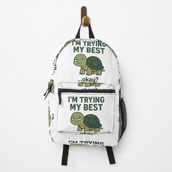 Item preview, I'm Trying My Best Okay Turtle designed and sold by MJO80.