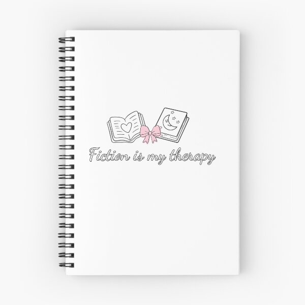 Item preview, Fiction Is My Therapy Book Lover Design | Cute Reading Gift for Women designed and sold by Daily Mood Studio.