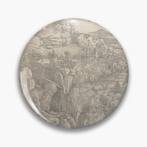 Item preview, Lion and Saint Jerome | Bird Art designed and sold by GammaRay.