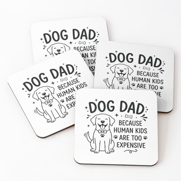 Item preview, Funny Dog Dad Shirt | Because Human Kids Are Too Expensive - Dog Father Humor Gift designed and sold by Osmose-Studio.