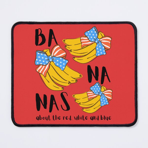 Item preview, Bananas About the Red White and Blue, Banana USA Coquette Bow, American Banana Independence Day designed and sold by Forevermore.