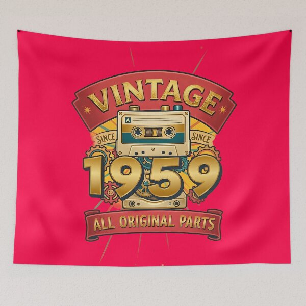 Item preview, Vintage 1959 All Original Parts Retro Cassette Design designed and sold by L&L.