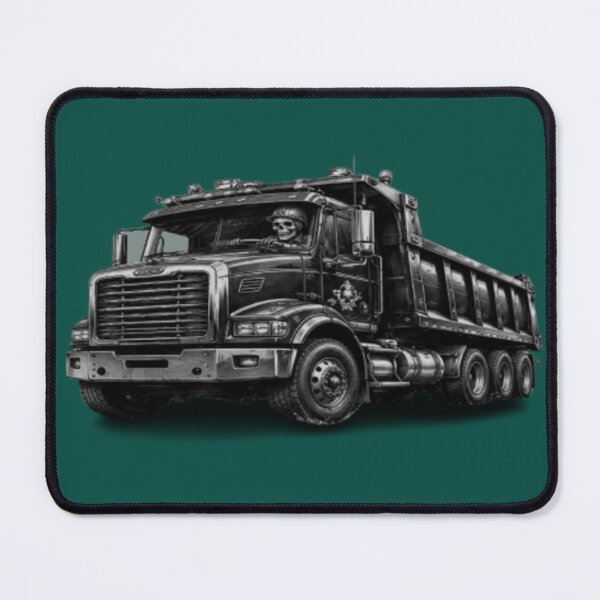 Item preview, Skeleton Dump Truck Driver – Dark Gothic Heavy Equipment Art designed and sold by RAYBIL.