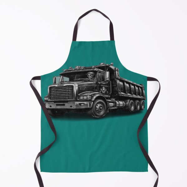 Item preview, Skeleton Dump Truck Driver – Dark Gothic Heavy Equipment Art designed and sold by RAYBIL.
