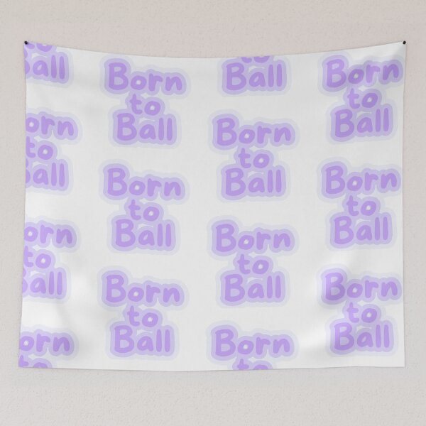 Item preview, Kawaii Basketball Pastel Pink Vibes - Born To Ball designed and sold by madebyjulia7.
