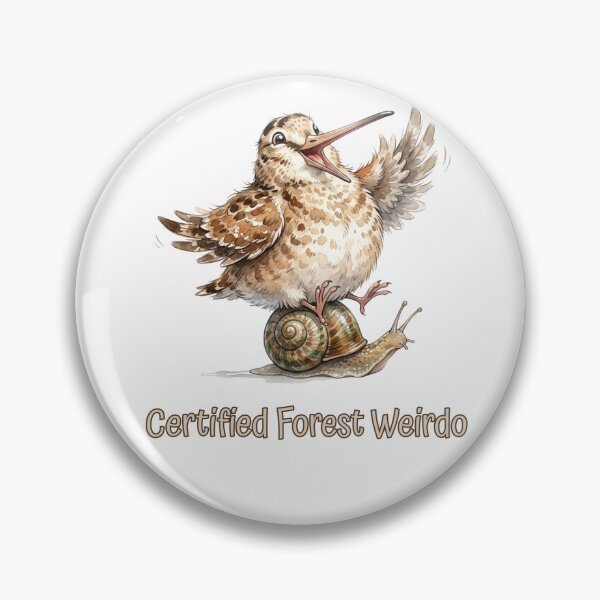 Item preview, American Woodcock Certified Forest Weirdo | Cute Funny Snail Bird designed and sold by HelgaCraftery.