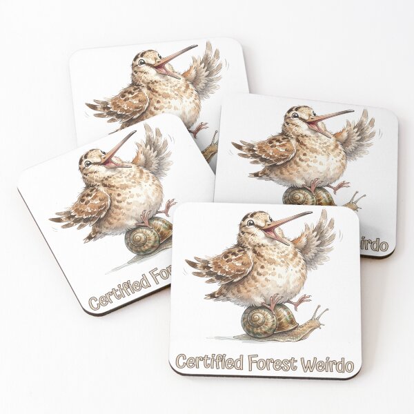 Item preview, American Woodcock Certified Forest Weirdo | Cute Funny Snail Bird designed and sold by HelgaCraftery.