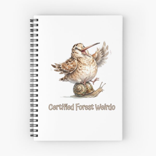 Item preview, American Woodcock Certified Forest Weirdo | Cute Funny Snail Bird designed and sold by HelgaCraftery.