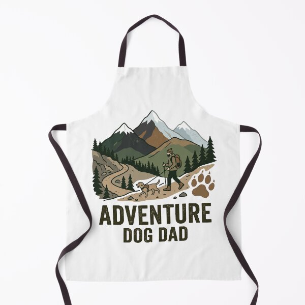 Item preview, Adventure Dog Dad Shirt | Hiking With Dog Gift - Outdoor Dog Father Camping designed and sold by Osmose-Studio.