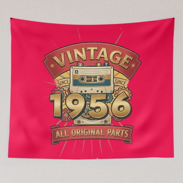 Item preview, Vintage 1956 All Original Parts Retro Cassette Design designed and sold by L&L.