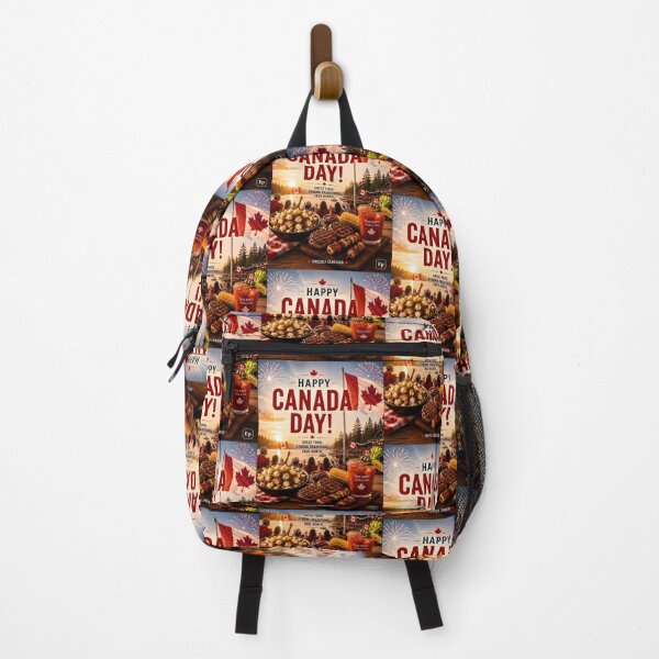 Item preview, Happy Canada Day Backyard BBQ Poster designed and sold by Easternpantry.
