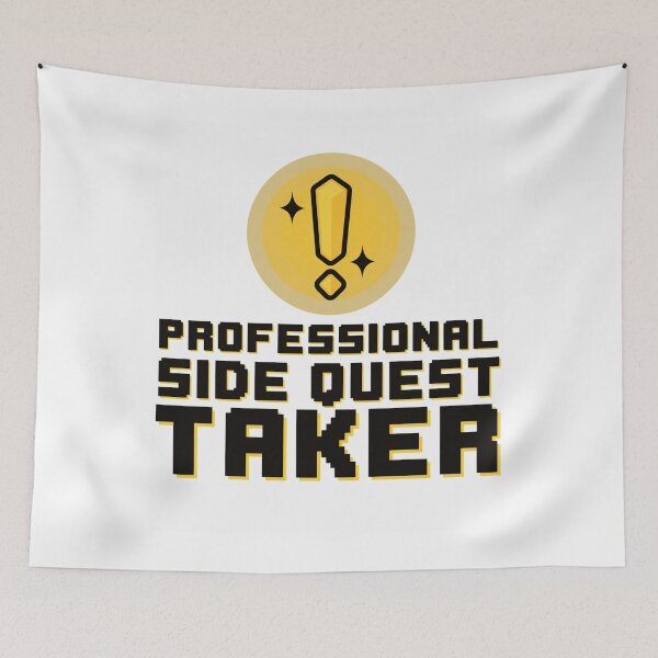 Item preview, Professional Side Quest Taker Shirt - Funny ADHD Gamer RPG Gift designed and sold by EXATEES ⭐⭐⭐⭐⭐.