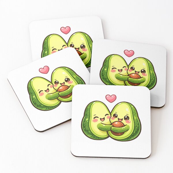 Item preview, Cute Avocado Hug Kawaii Funny Food designed and sold by MIROUZ2000.
