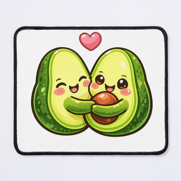 Item preview, Cute Avocado Hug Kawaii Funny Food designed and sold by MIROUZ2000.