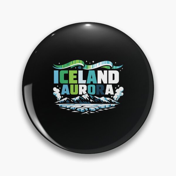 Item preview, Iceland Aurora Retro Vintage Travel designed and sold by SJarts Creative Studio.