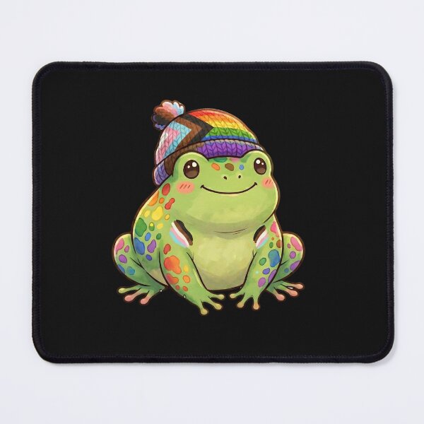 Item preview, Kawaii Cottagecore Pride Frog - Subtle LGBTQ Rainbow Aesthetic designed and sold by Jaroslaw-S.
