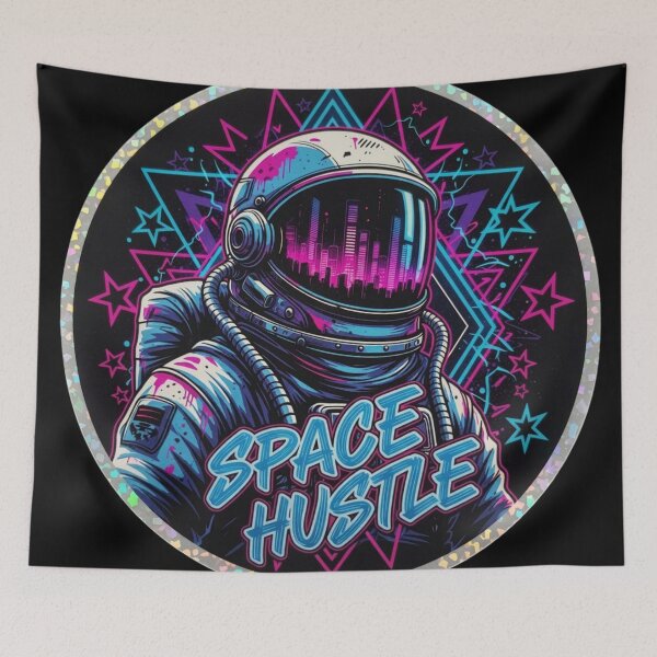 Item preview, Space Hustle – Cyberpunk Astronaut Design | Futuristic Space Entrepreneur Aesthetic designed and sold by Altair_.