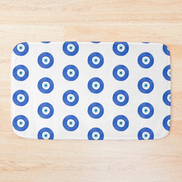 Item preview, Aesthetic Turkish Nazar Boncuk Charm / Cute Blue Evil Eye Amulet Art designed and sold by BitDoodle.