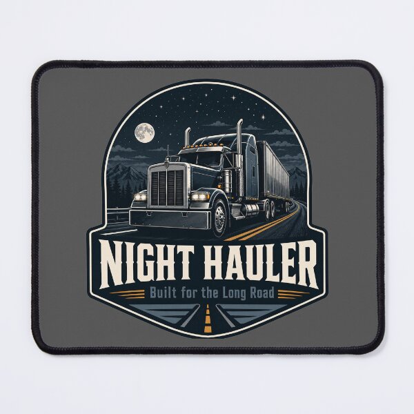 Item preview, Night Hauler Truck Driver Night Drive Truck Art designed and sold by Jackson2288.