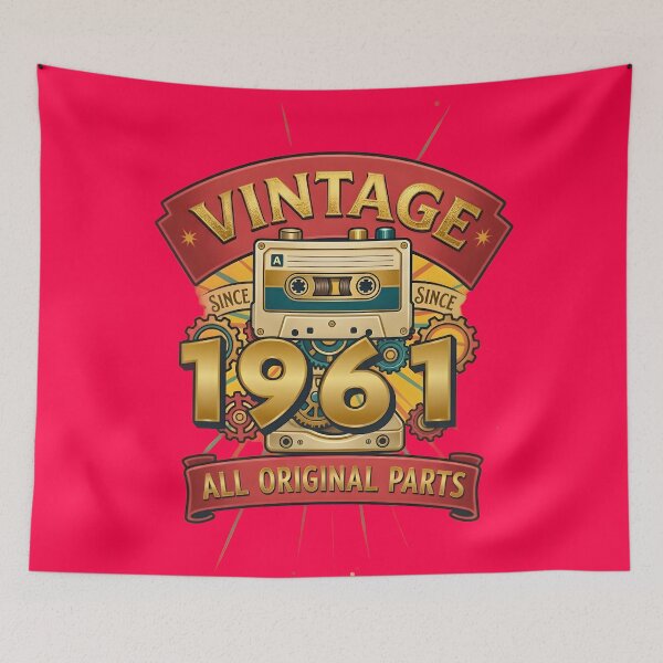 Item preview, Vintage 1961 All Original Parts Retro Cassette Design designed and sold by L&L.