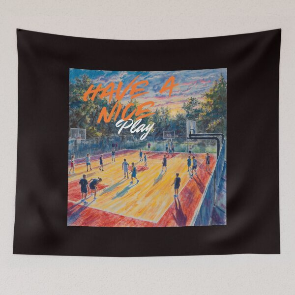 Item preview, Vintage Basketball Game Art designed and sold by Malaryk.