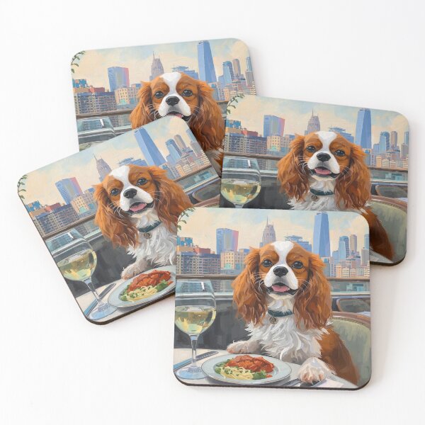 Item preview, Cavalier King Charles at the restaurant. designed and sold by VéVé's Place.