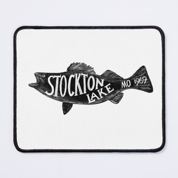 Item preview, Stockton Lake Missouri Fish Label designed and sold by John Morris Illustration.