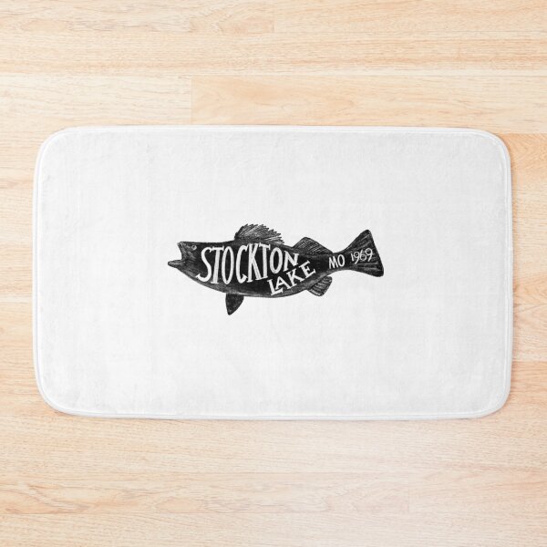 Item preview, Stockton Lake Missouri Fish Label designed and sold by John Morris Illustration.