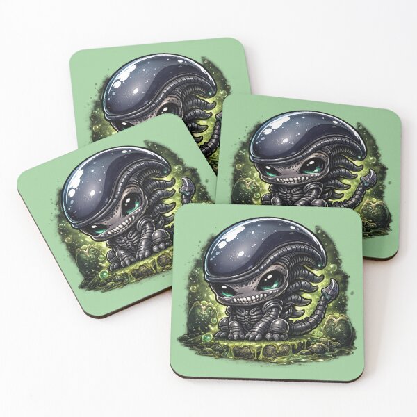 Item preview, Xenomorph Alien Chibi designed and sold by NerdiPop.