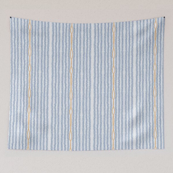 Item preview, Blue-white-orange stripes designed and sold by Ailiida.