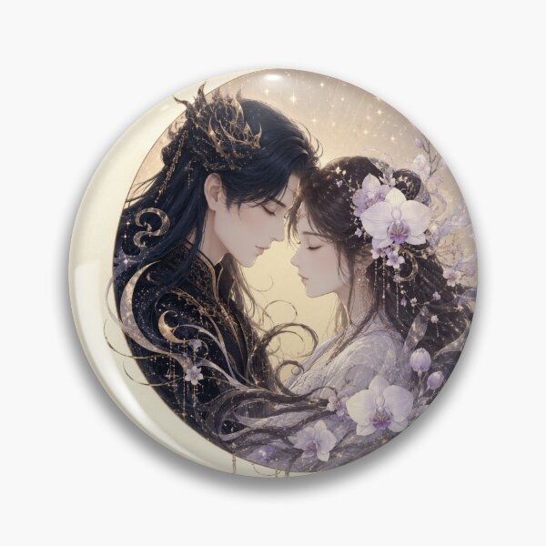 Item preview, Love between Fairy and Devil Chinese Drama - Moon Supreme and Fairy Orchid's Celestial Romance designed and sold by NerdiPop.