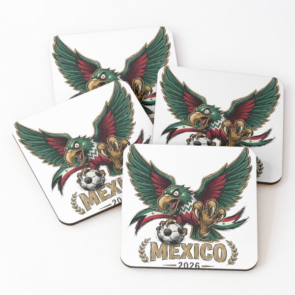 Item preview, Mexico 2026 Football Eagle Mascot - Mexican Soccer Pride designed and sold by Ayiyi Shop.