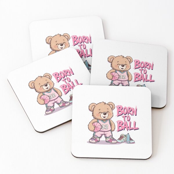 Item preview, Kawaii Basketball Pastel Pink Vibes - Born To Ball designed and sold by madebyjulia7.