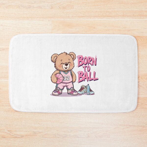 Item preview, Kawaii Basketball Pastel Pink Vibes - Born To Ball designed and sold by madebyjulia7.