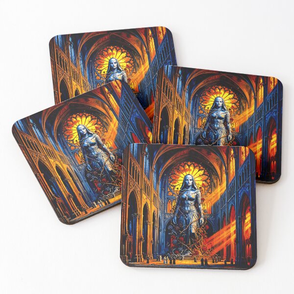 Item preview, Dark Gothic Art &amp; Fine Art Prints (1:1 Square Posters) designed and sold by Cyber-ART-Studio.