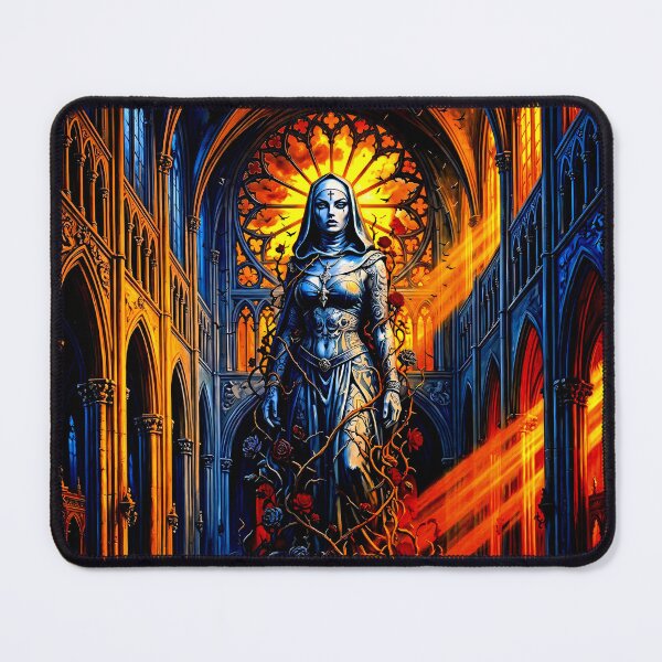 Item preview, Dark Gothic Art & Fine Art Prints (1:1 Square Posters) designed and sold by Cyber-ART-Studio.