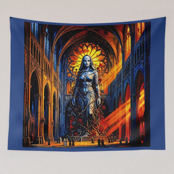 Item preview, Dark Gothic Art & Fine Art Prints (1:1 Square Posters) designed and sold by Cyber-ART-Studio.