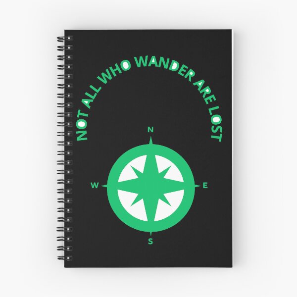 Item preview, Not All Who Wander Are Lost designed and sold by Wild Horizon Studio.
