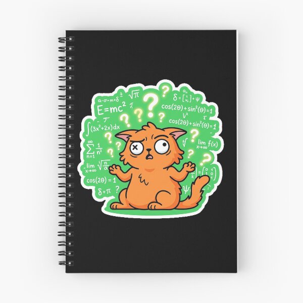 Item preview, Math Confusion Cat Funny Sticker designed and sold by Cat Meme Fund.