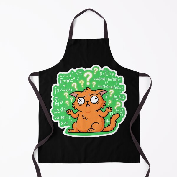 Item preview, Math Confusion Cat Funny Sticker designed and sold by Cat Meme Fund.