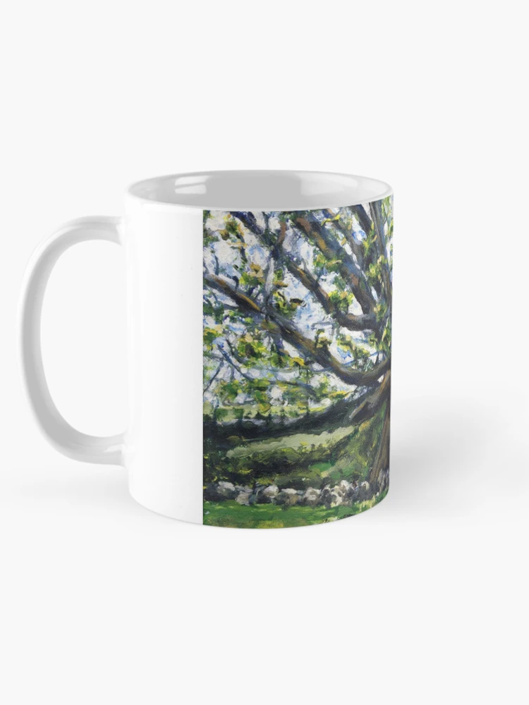 Aperçu 5 sur 6. Mug à café avec l'œuvre Adamson Home Tree créée et vendue par Randy Sprout Fine Art.