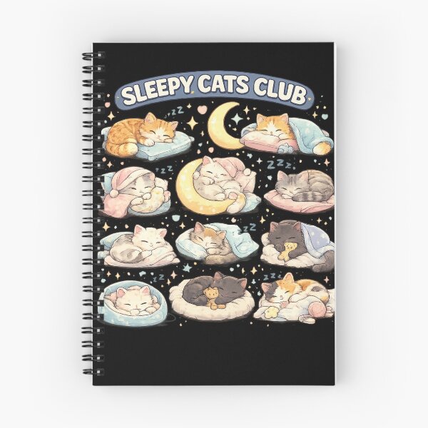 Item preview, Sleepy Cats Club | Cute Sleeping Cat Art designed and sold by GokuCreative .